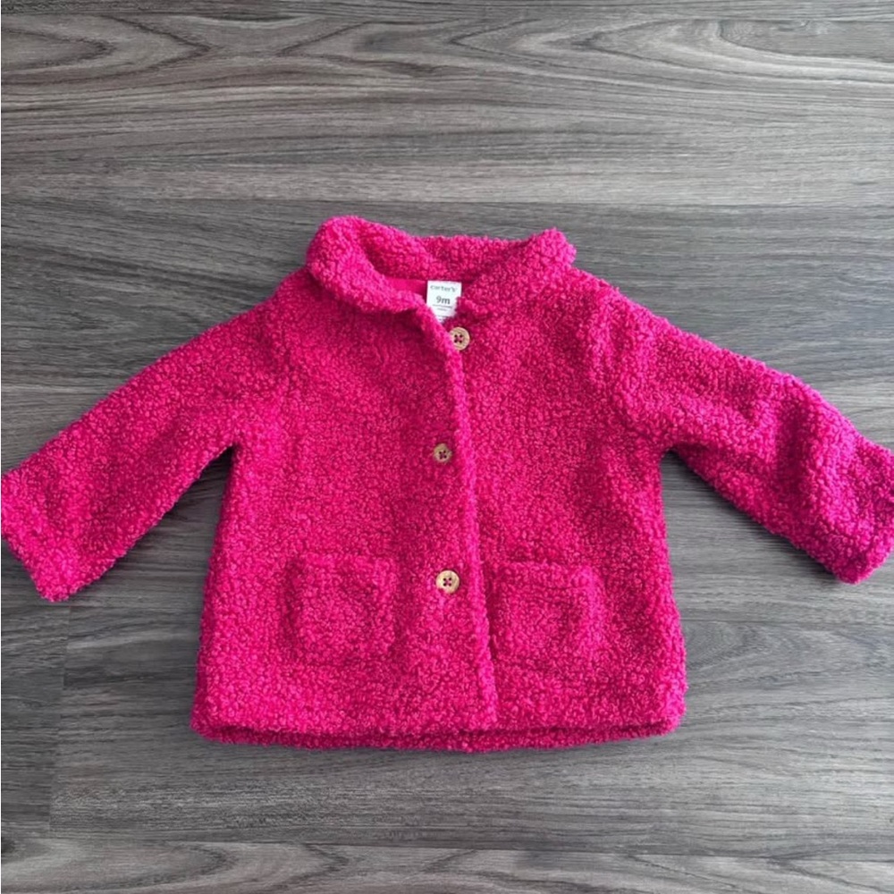 Carter's Fuzzy Pink Kids Jacket